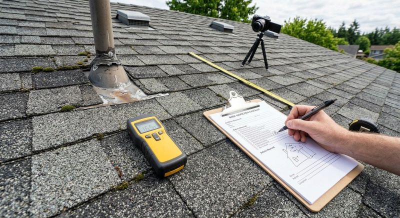 Asphalt Roof Inspection in Stirling, NJ