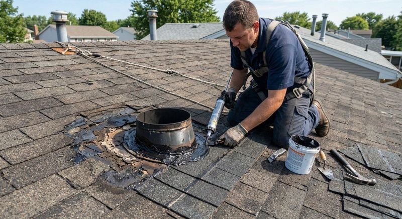 Asphalt Roof Leak Repair in Hampton, NJ