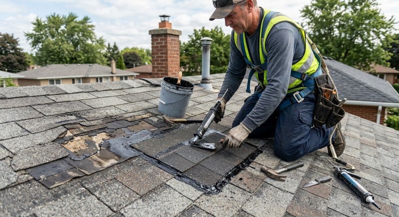 Asphalt Roof Leak Repair in Middlesex, NJ