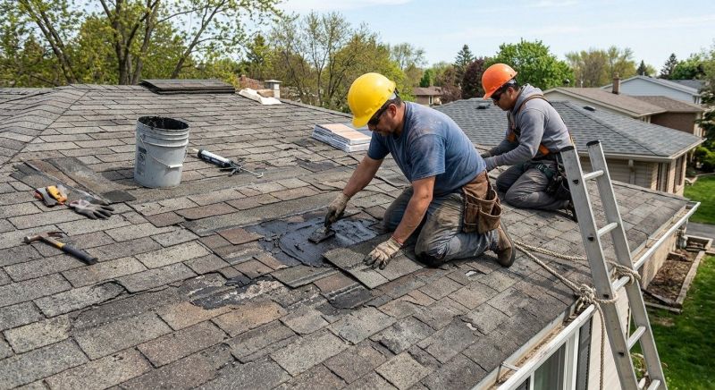 Asphalt Roof Repair in Doylestown, PA