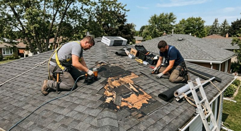 Asphalt Roof Repair in Warminster, PA