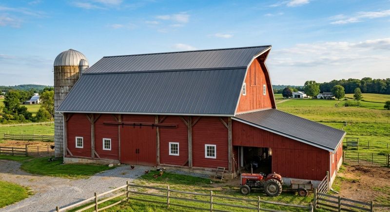 Barn Roof Replacement in Perkasie, PA