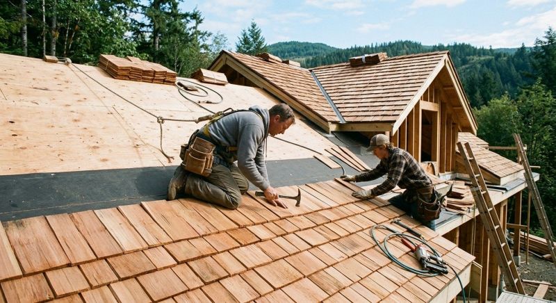 Cedar Roof Installation in Clinton, NJ