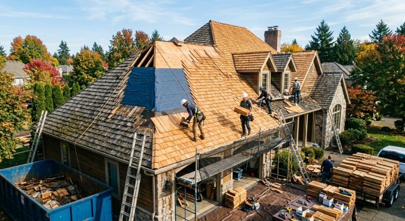 Cedar Roof Replacement in Plainfield, NJ