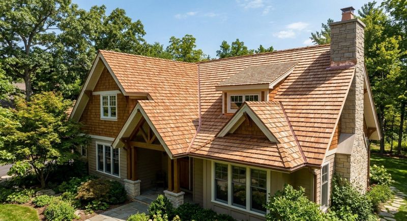 Cedar Shake Roof Construction in Upper Black Eddy, PA