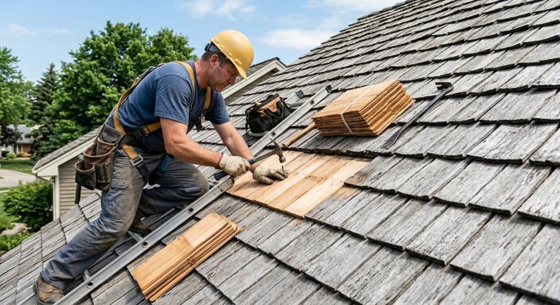 Cedar Shake Roof Repair in Edison, NJ