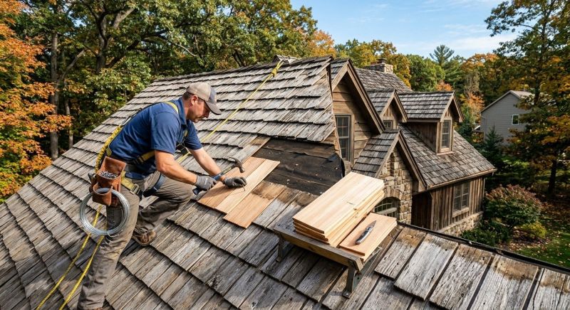 Cedar Shake Roof Repair in Gillette, NJ