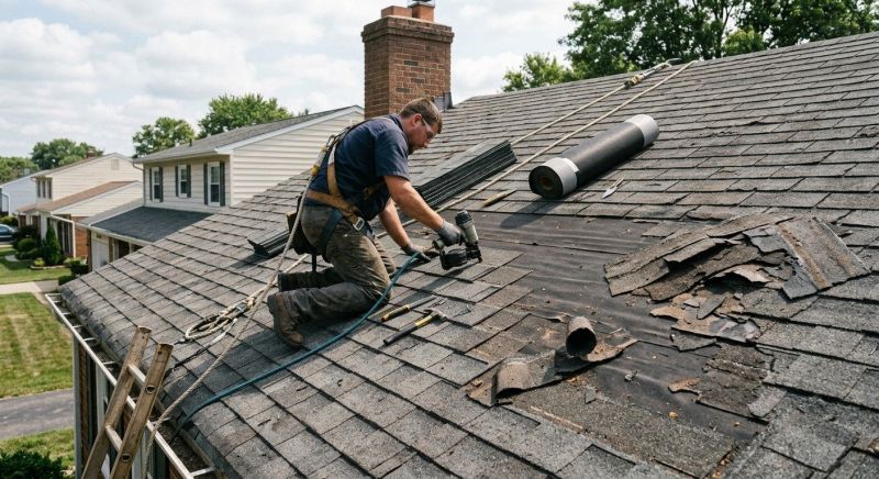 Damaged Roof Repair in Clinton, NJ