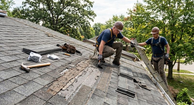 Damaged Roof Repair in Mercer County, NJ