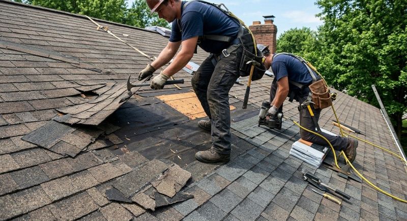 Damaged Roof Repair in New Brunswick, NJ