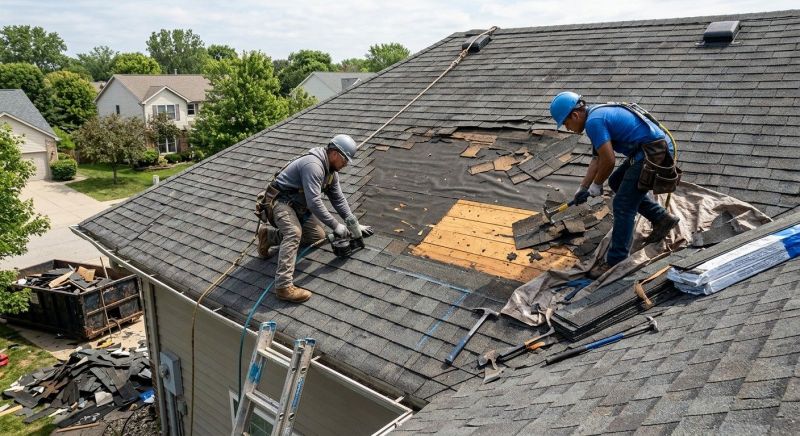 Damaged Roof Repair in Somerset County, NJ