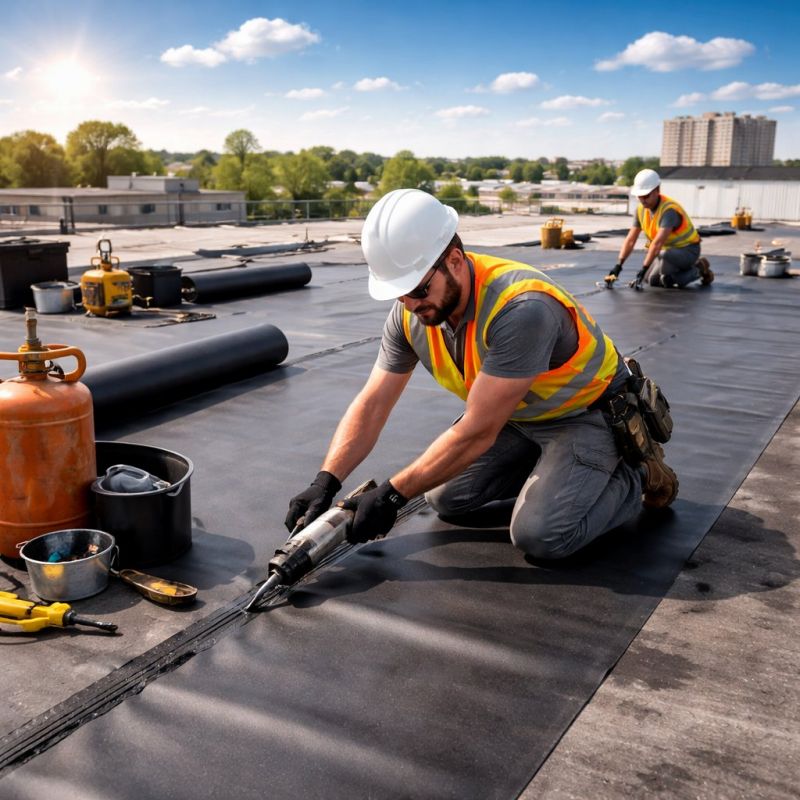 Epdm Roof Installation in Perkasie, PA