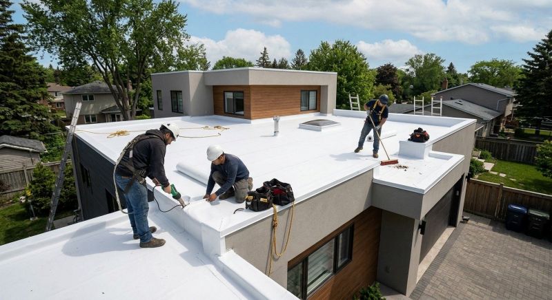 Flat Roof Installation in Long Valley, NJ
