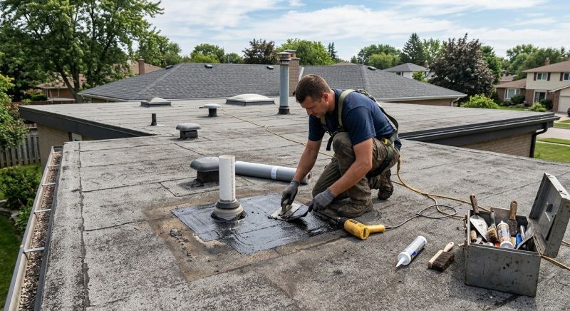 Flat Roof Repair in Hopewell, NJ