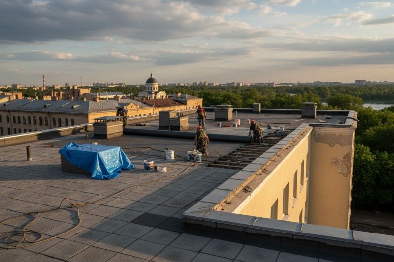 Flat Roof Replacement in Perkasie, PA