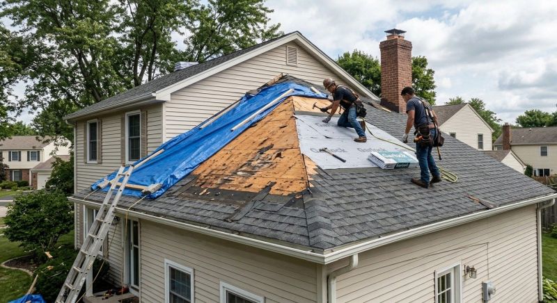 Hail Damage Roof Repair in Highland Park, NJ