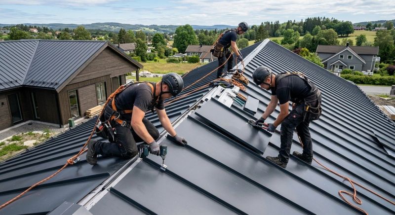 Metal Roof Installation in Upper Black Eddy, PA
