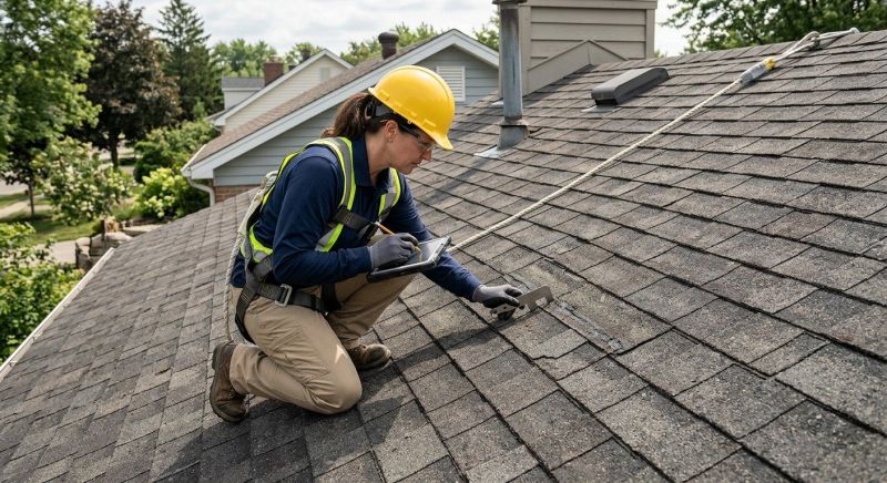 Roof Damage Inspection in Plainfield, NJ