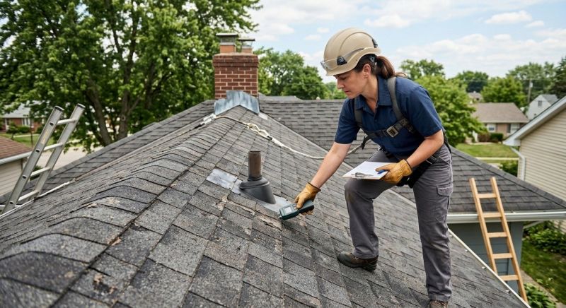 Roof Damage Inspection in Plainfield, NJ