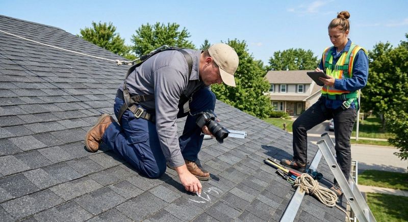 Roof Damage Inspection in Southampton, PA