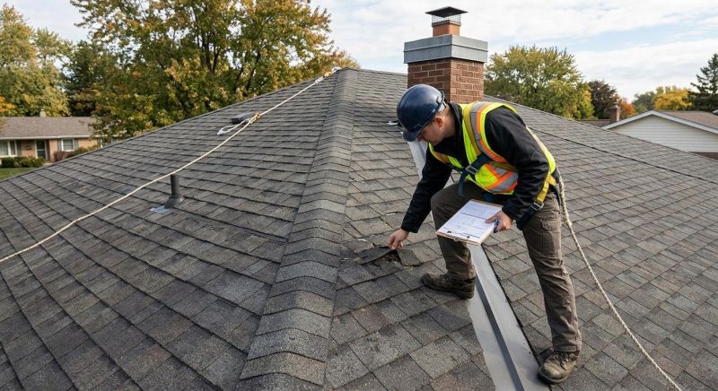Roof Damage Inspection in Southampton, PA