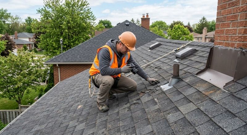 Roof Damage Inspection in Warminster, PA