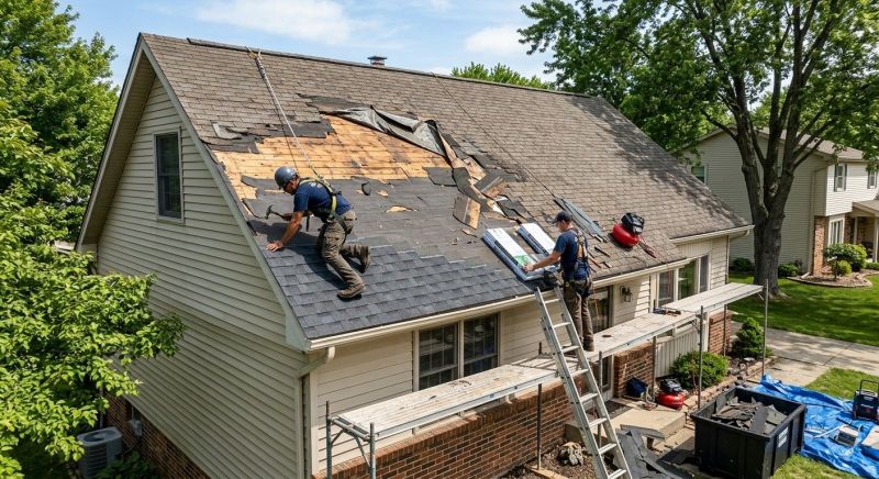 Roof Damage Repair in Upper Black Eddy, PA