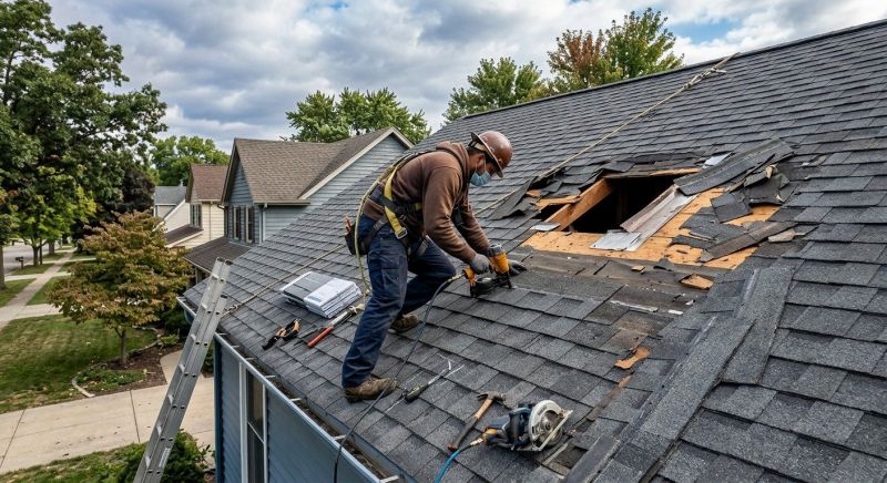 Roof Damage Repair in Upper Black Eddy, PA