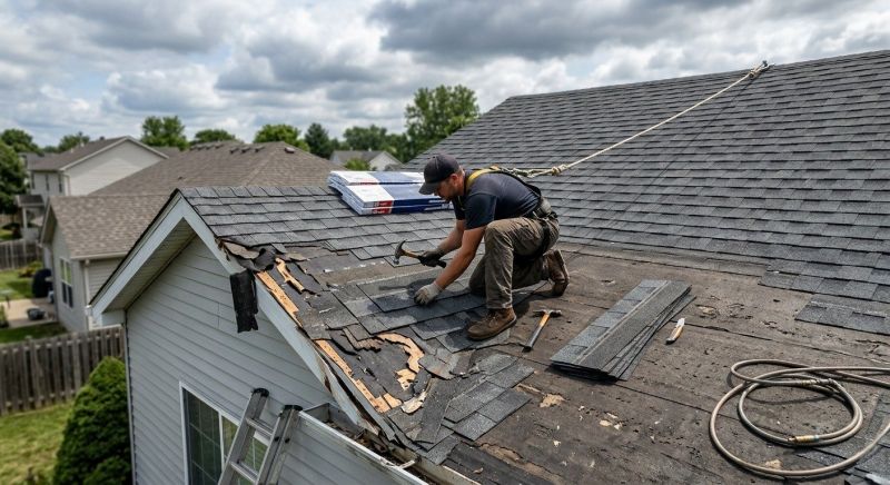 Roof Damage Restoration in Warminster, PA