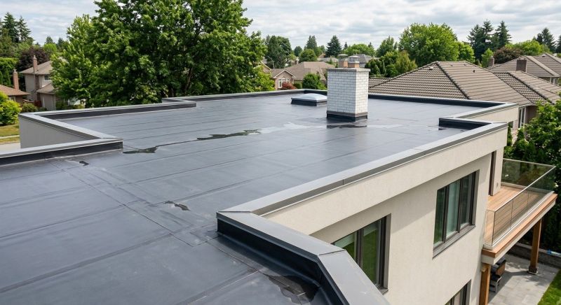 Single Ply Roof Installation in Upper Black Eddy, PA