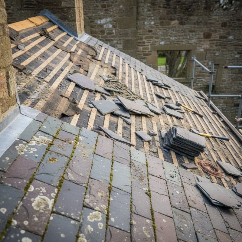 Slate Roof Replacement in Hampton, NJ