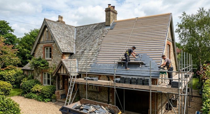 Slate Roof Replacement in New Hope, PA