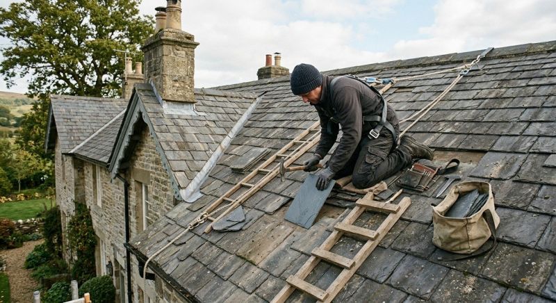 Slate Shingles Repair in Warminster, PA