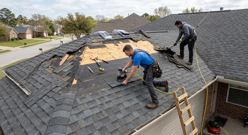 Storm Damage Roof Repair in Stirling, NJ