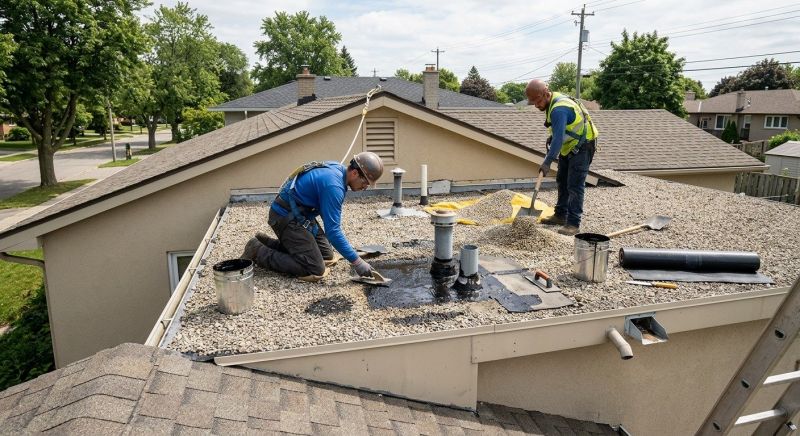 Tar And Gravel Roof Repair in Newtown, PA