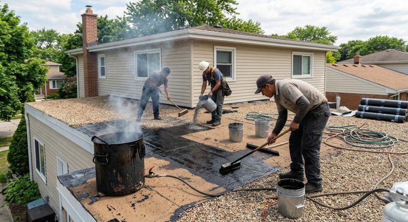 Tar And Gravel Roof Repair in Ottsville, PA