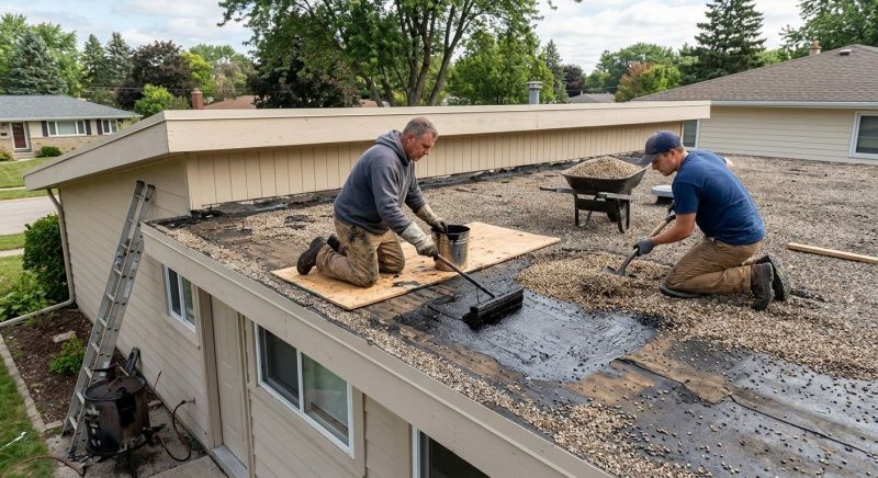Tar And Gravel Roof Repair in Ringoes, NJ