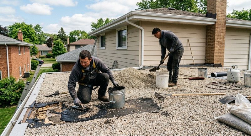 Tar And Gravel Roof Repair in Somerset, NJ