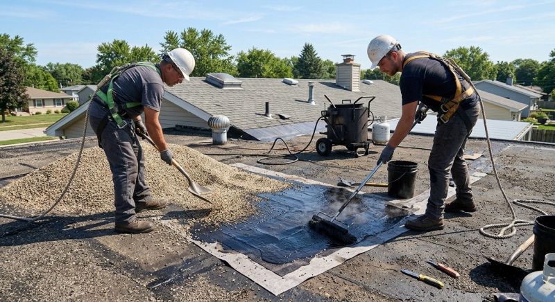 Tar And Gravel Roof Repair in Stockton, NJ