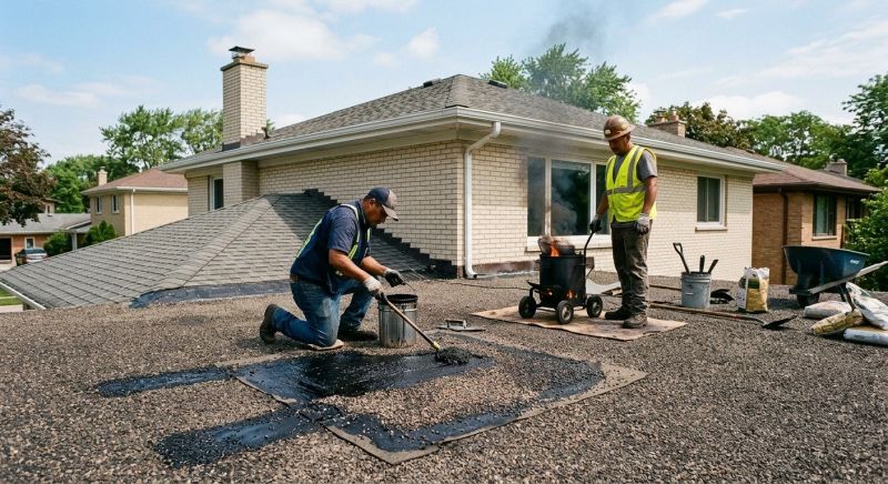 Tar And Gravel Roof Repair in Stockton, NJ