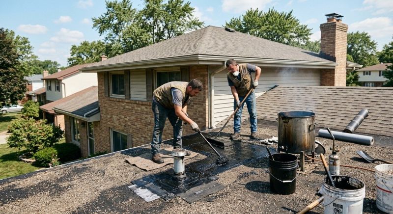 Tar Roof Repair in Upper Black Eddy, PA