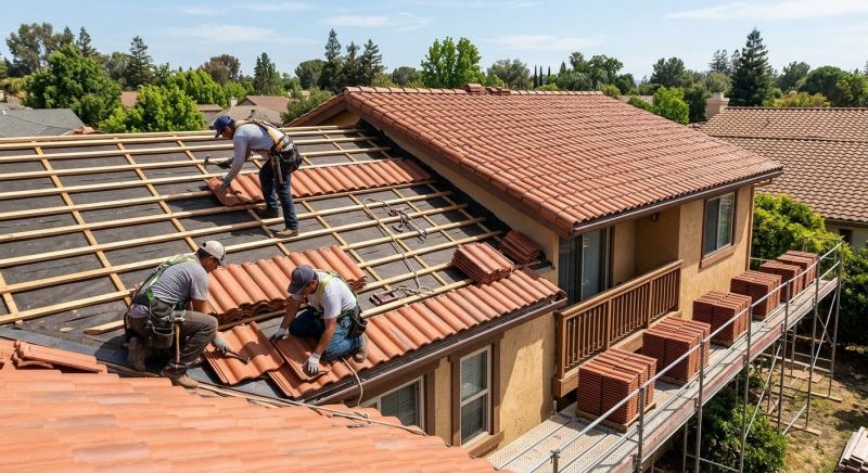 Tile Roof Installation in Mendham, NJ