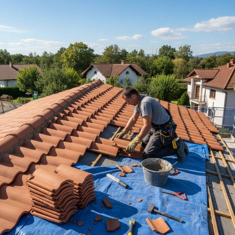 Tile Roof Repair in Dublin, PA
