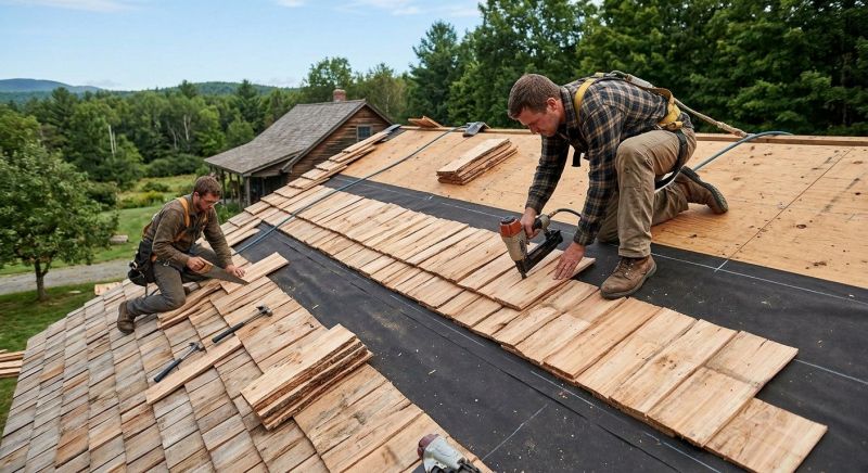 Wood Roofing Installation in Annandale, NJ