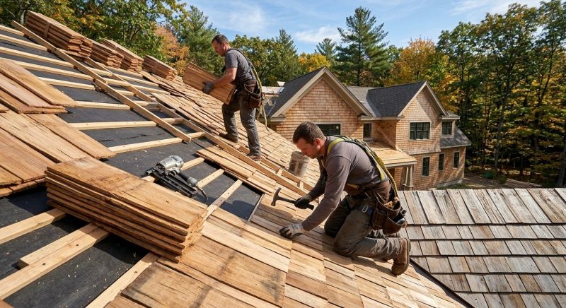 Wood Roofing Installation in Lebanon, NJ
