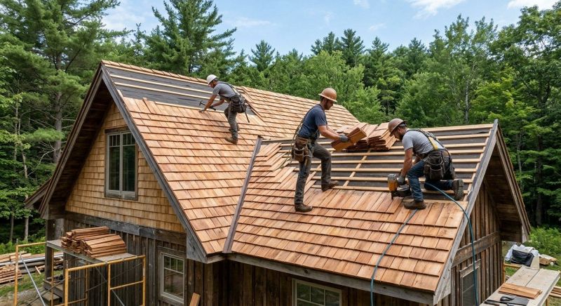 Wood Roofing Installation in Middlesex, NJ