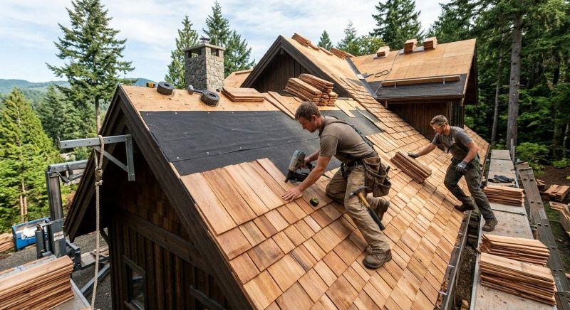 Wood Roofing Installation in Ringoes, NJ