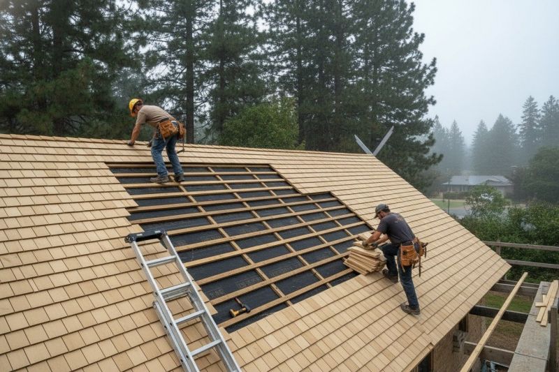Wood Shake Roof Repair in Long Valley, NJ