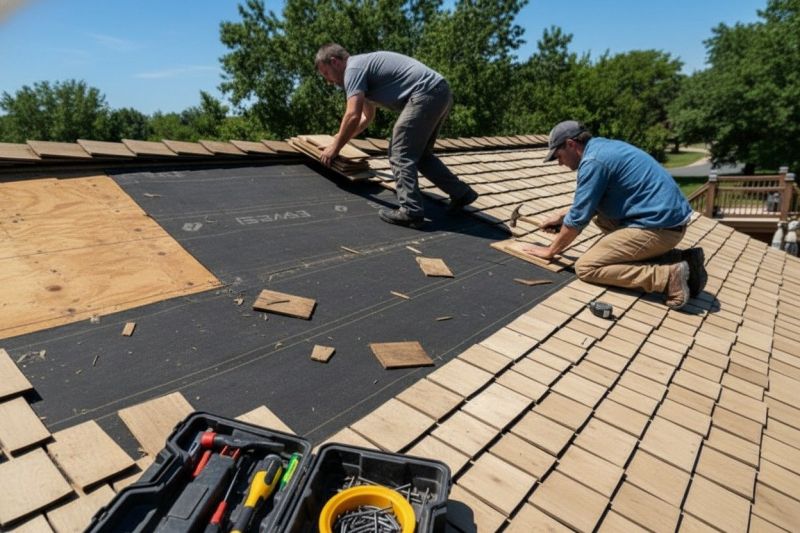 Wood Shake Roof Repair in Perkasie, PA