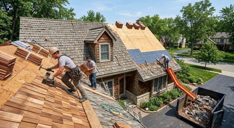 Wood Shake Roof Replacement in Hackettstown, NJ